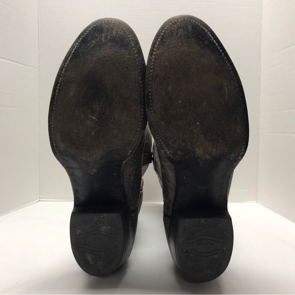 Wrangler Cowboy Western Brown Leather Oil Resistant Boots Men’s Size 10.5D USA - Picture 16 of 16